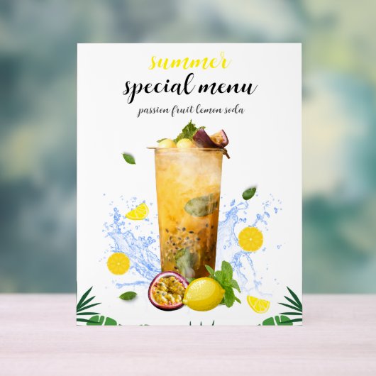 Acrylteken Acryl Bord (Neutraal)