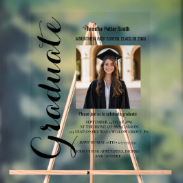 acrylteken afstuderen acryl bord