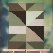 Acrylteken organische geometrie acryl bord (Neutraal)