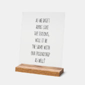 Acrylteken uit elkaar drijven acryl bord (Hoek)