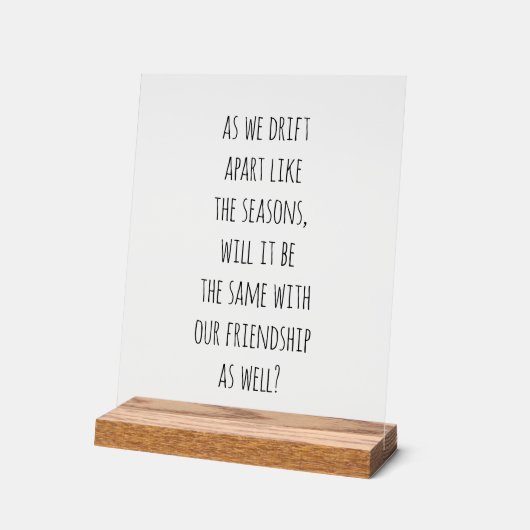 Acrylteken uit elkaar drijven acryl bord (Hoek)