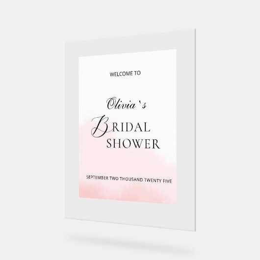 Acrylteken Vrijgezellenfeest in een elegante stijl Acryl Bord (Hoek)