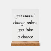 Acrylteken wijzigen acryl bord (Voorkant)