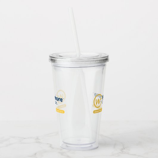 Acryltumbler Acryl Drinkbeker (Links)