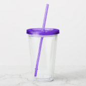 Acryltumbler Acryl Drinkbeker (Achterkant)