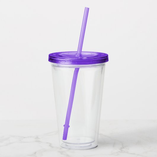 Acryltumbler Acryl Drinkbeker (Achterkant)