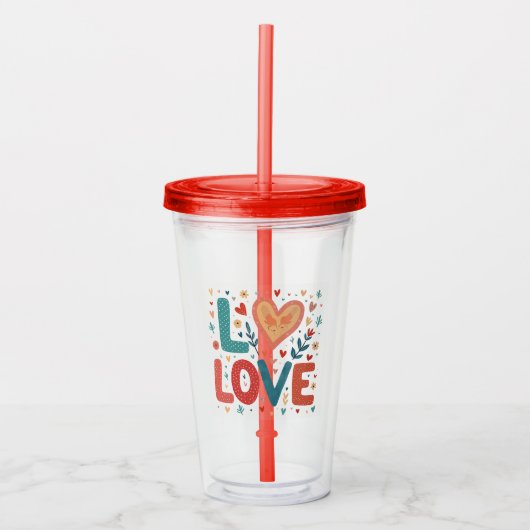 Acryltumbler Acryl Drinkbeker (Voorkant)