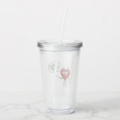 Acryltumbler Acryl Drinkbeker (Achterkant)