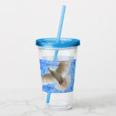Acryltumbler Baptisme Dove Acryl Drinkbeker (Achterkant)