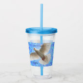 Acryltumbler Baptisme Dove Acryl Drinkbeker (Voorkant)