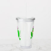 Acryltumbler met Happy Frog - Fun Acryl Drinkbeker (Rechts)