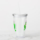 Acryltumbler met Happy Frog - Fun Acryl Drinkbeker (Links)