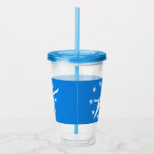 Acryltumbler met vlag van Corpus Christi, Texas Acryl Drinkbeker (Rechts)