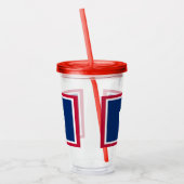 Acryltumbler met vlag van Wyoming State Acryl Drinkbeker (Links)