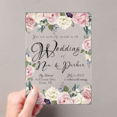 Acryluitnodiging Acryl Uitnodigingen (Insitu (Draagbaar))