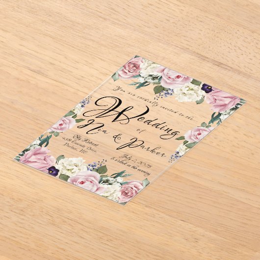 Acryluitnodiging Acryl Uitnodigingen (Laagn)