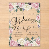 Acryluitnodiging Acryl Uitnodigingen (Voorkant)