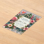 Acryluitnodiging Acryl Uitnodigingen (Laagn)