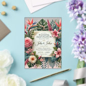 Acryluitnodiging Acryl Uitnodigingen (Insitu (Huwelijk))