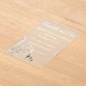 Acryluitnodiging Acryl Uitnodigingen (Laagn)