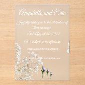 Acryluitnodiging Acryl Uitnodigingen (Voorkant)