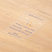 Acryluitnodiging Acryl Uitnodigingen (Laagn)