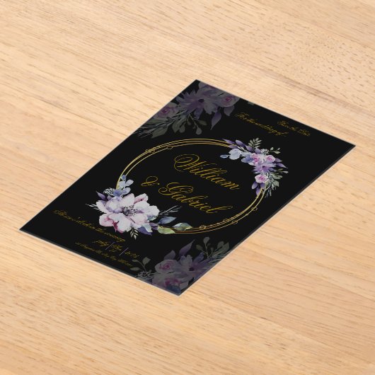 Acryluitnodiging Acryl Uitnodigingen (Laagn)