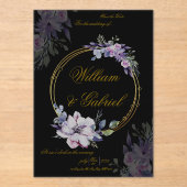 Acryluitnodiging Acryl Uitnodigingen (Voorkant)