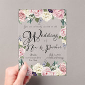 Acryluitnodiging Acryl Uitnodigingen (Insitu (Draagbaar))