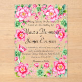 Acryluitnodiging Acryl Uitnodigingen (Voorkant)