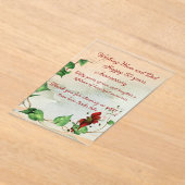 Acryluitnodiging Acryl Uitnodigingen (Laagn)