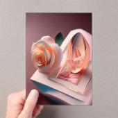 Acryluitnodiging Acryl Uitnodigingen (Insitu (Draagbaar))