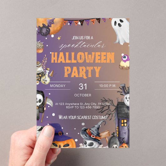 Acryluitnodiging Acryl Uitnodigingen (Insitu (Draagbaar))