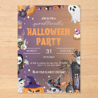 Acryluitnodiging Acryl Uitnodigingen