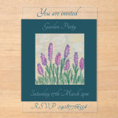 Acryluitnodiging Acryl Uitnodigingen (Voorkant)