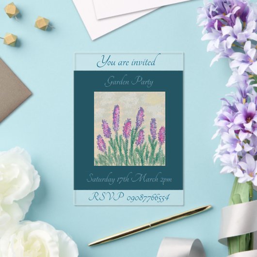 Acryluitnodiging Acryl Uitnodigingen (Insitu (Huwelijk))