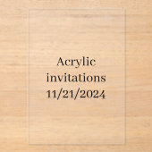 Acryluitnodigingen 11/21/2024 acryl uitnodigingen (Voorkant)