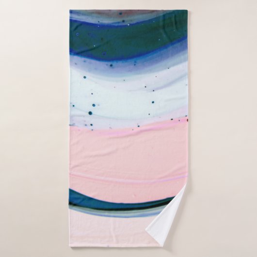 acrylverf, abstract. Sluiting van het schilderij Badhanddoek (Badhanddoek)