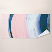 acrylverf, abstract. Sluiting van het schilderij Badhanddoek (Badhanddoek)