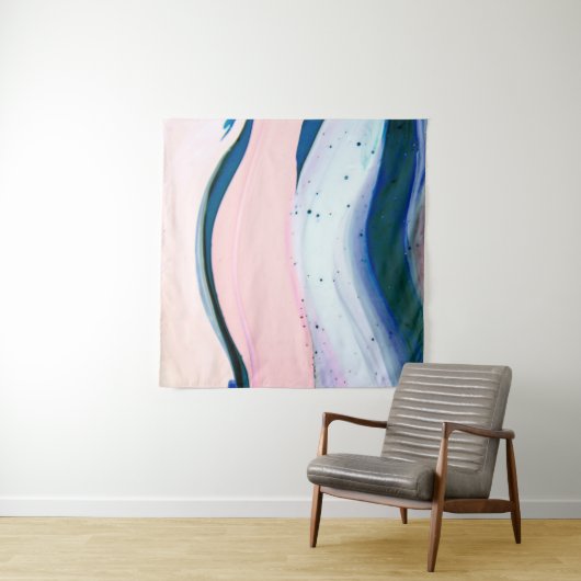 acrylverf, abstract. Sluiting van het schilderij Wandkleed (In Situ (horizontaal))