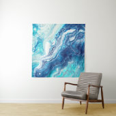 Acrylverf, abstracte kleurtonen wandkleed (In Situ (horizontaal))