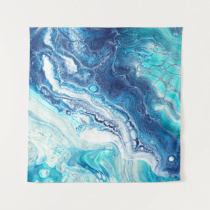 Acrylverf, abstracte kleurtonen wandkleed