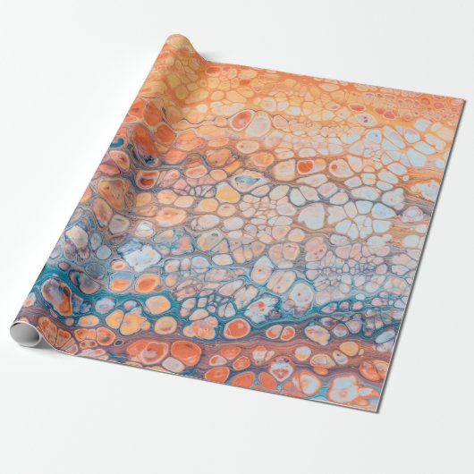 Acrylverf Cadeaupapier (Uitgerold)