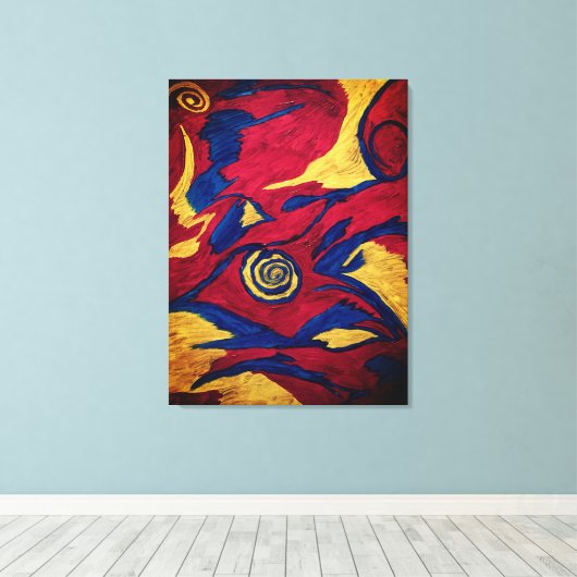 Acrylverf Canvas Afdruk (Insitu (Houten vloer))