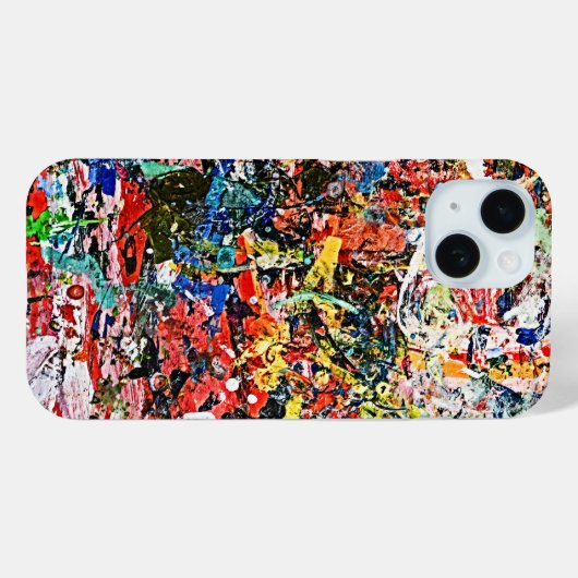 Acrylverf - Levendige Abstracte kunst Case-Mate iPhone Case (Achterkant (horizontaal))