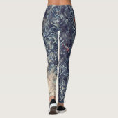 Acrylverf rave liefde Leggings (Achterkant)