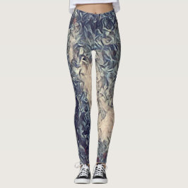 Acrylverf rave liefde Leggings