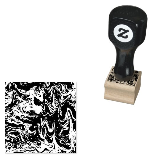 Acrylverf Rubberstempel (Gestempeld)