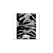 Acrylverf Rubberstempel (Afrduk)