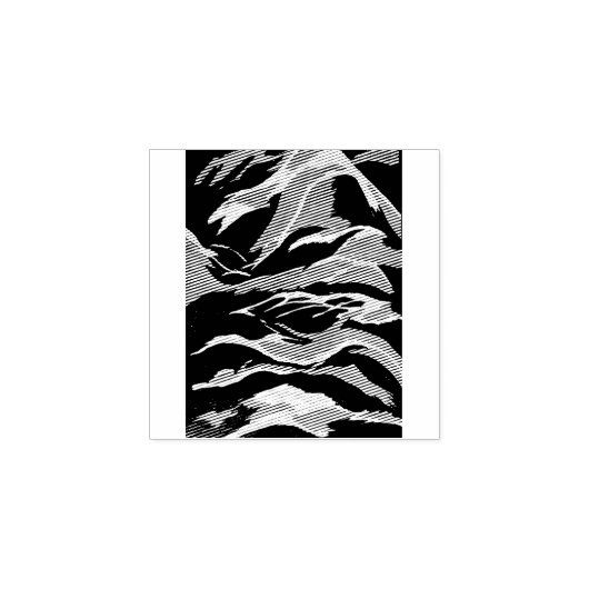 Acrylverf Rubberstempel (Afrduk)